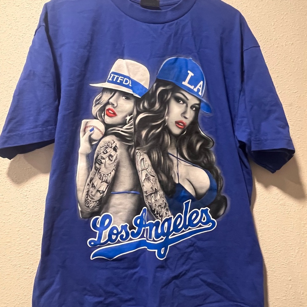 Los Angeles Dodgers Men’s Blue T-Shirt XL